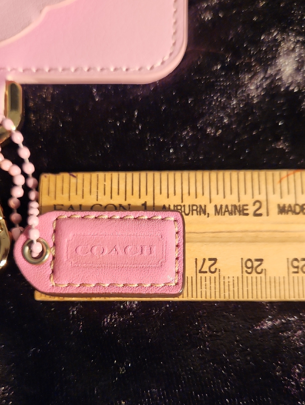 Coach Mini Pink Hang Tag With Unbranded Card Holder - Picture 5 of 5